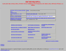 Tablet Screenshot of demoskopia.com.br